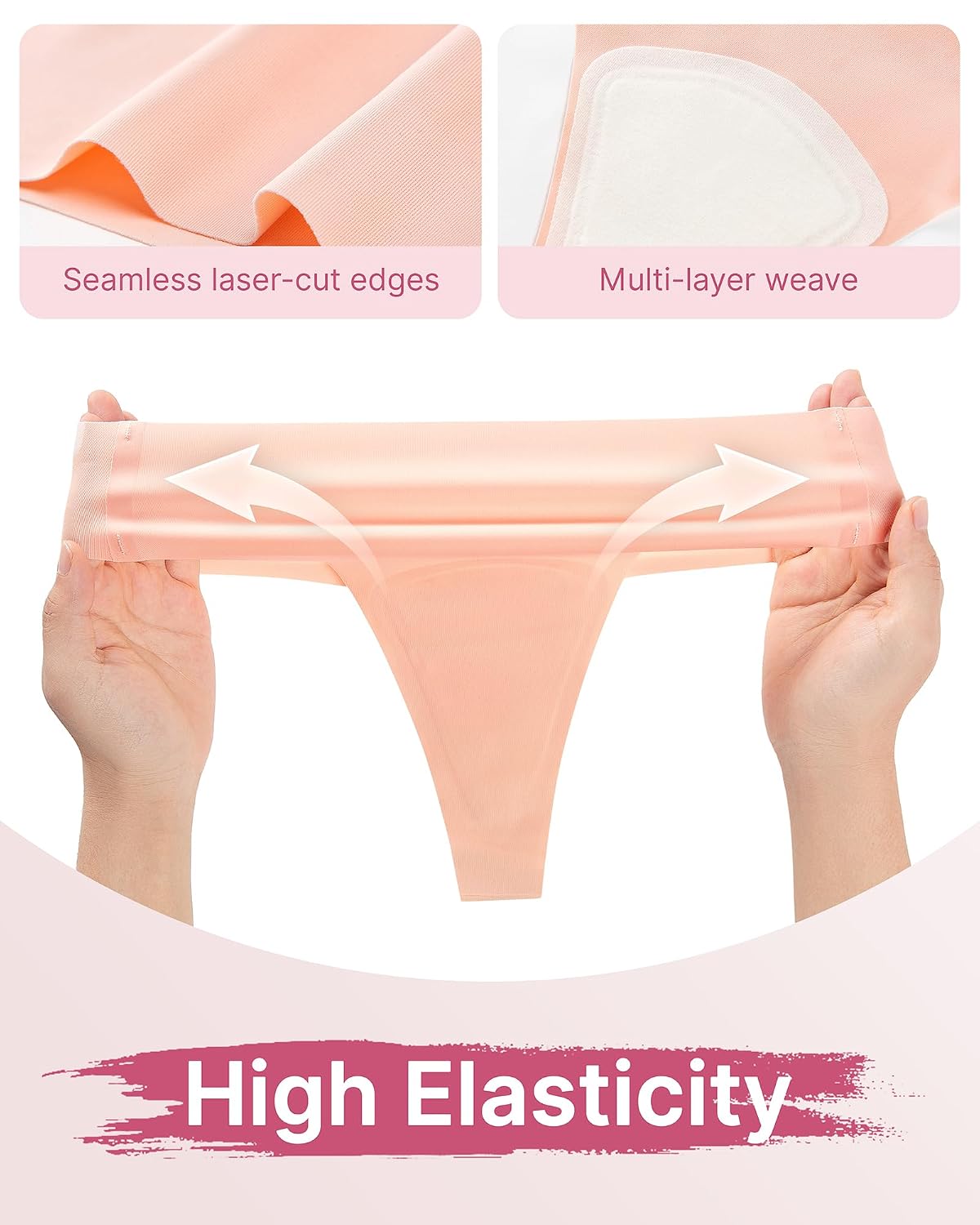 EclatBling Seamless Cotton Thong for Women — image 6
