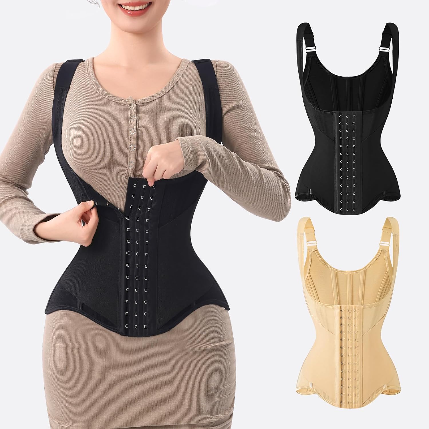 MISTHIN Double Layer Waist Trainer Corset — image 4