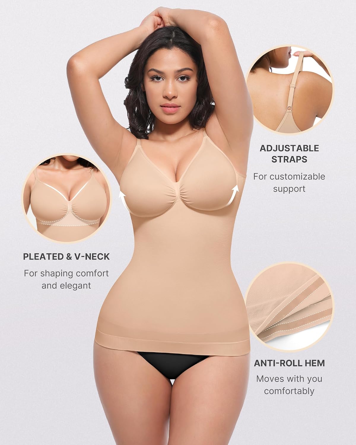SHAPELLX Tummy Control Seamless Cami Shaper — image 2
