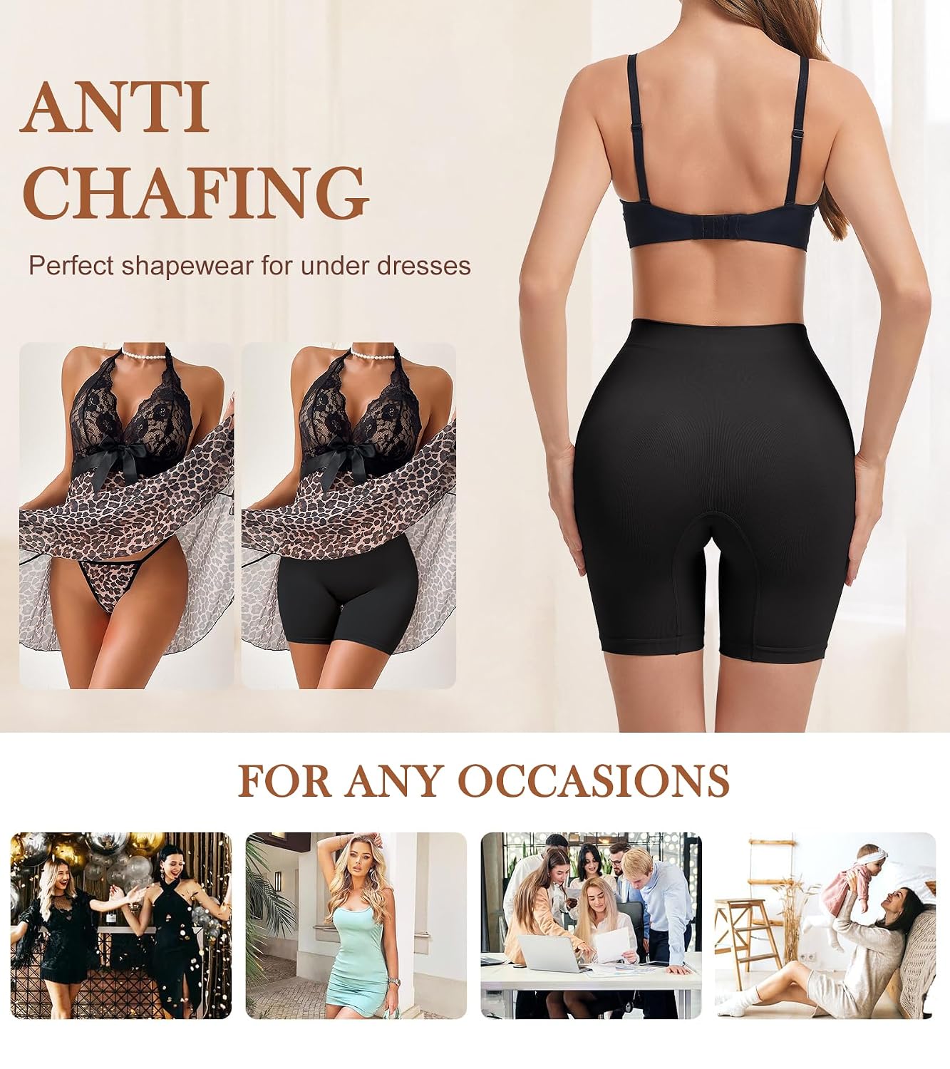 Miguofan Seamless High Waist Shapewear Shorts — image 6