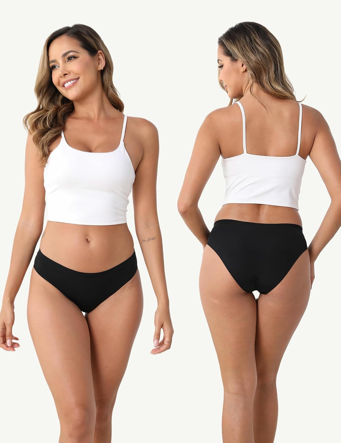 WAYIQE Seamless Invisible Bikini Panties 6-Pack — image 2