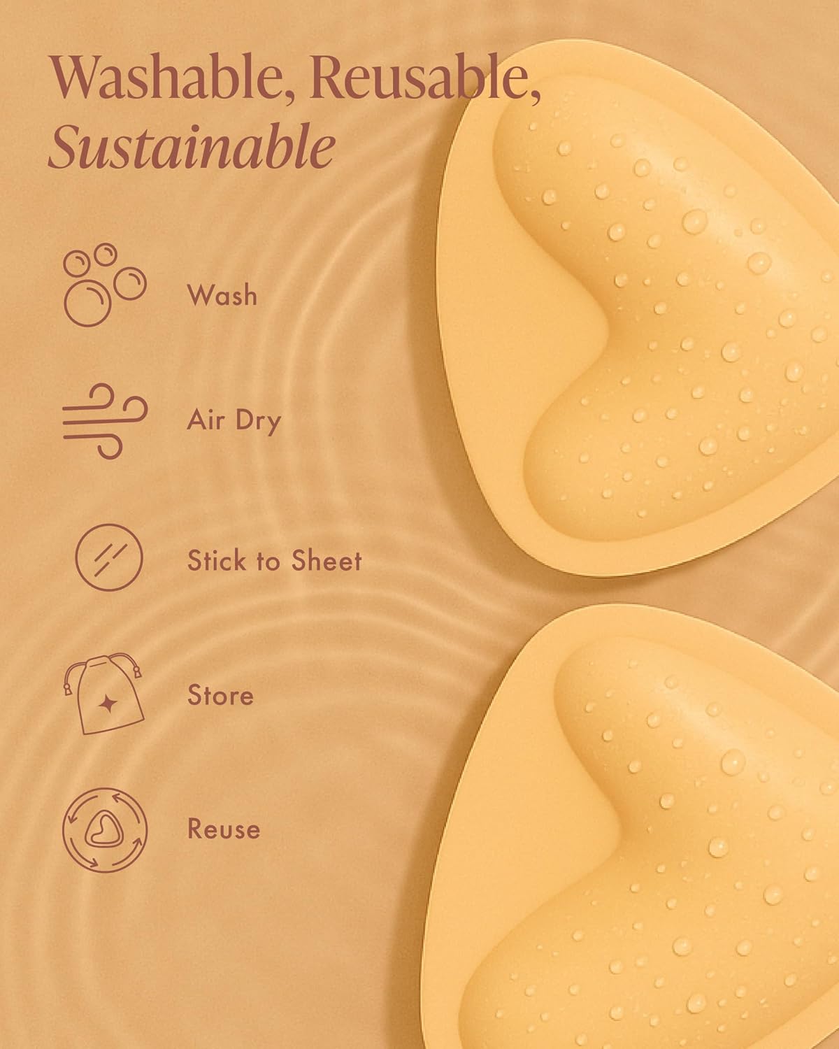 Bare Babe Sticky Push Up Bra Inserts — image 7