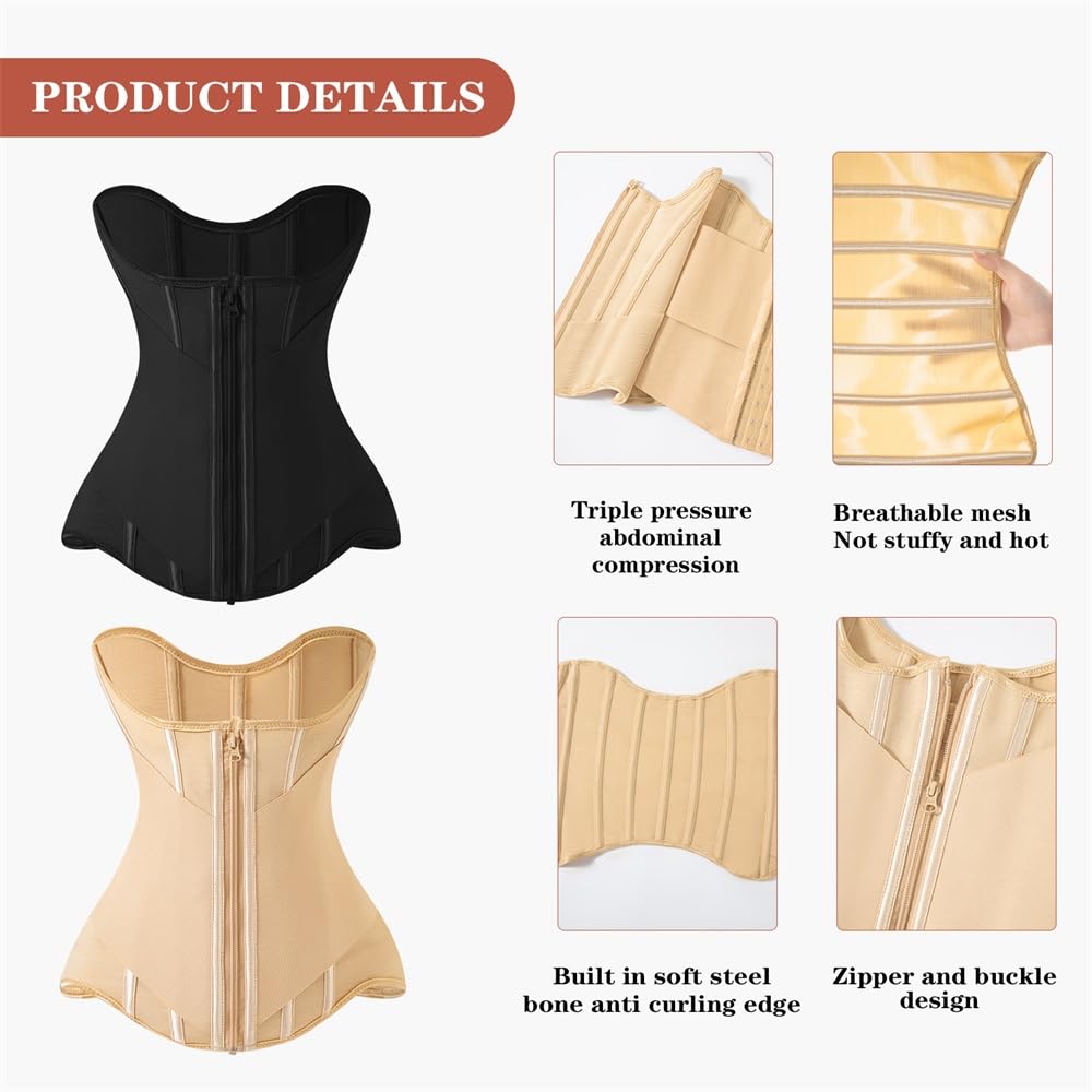 MISTHIN Steel Boned Waist Cincher for Women — image 5