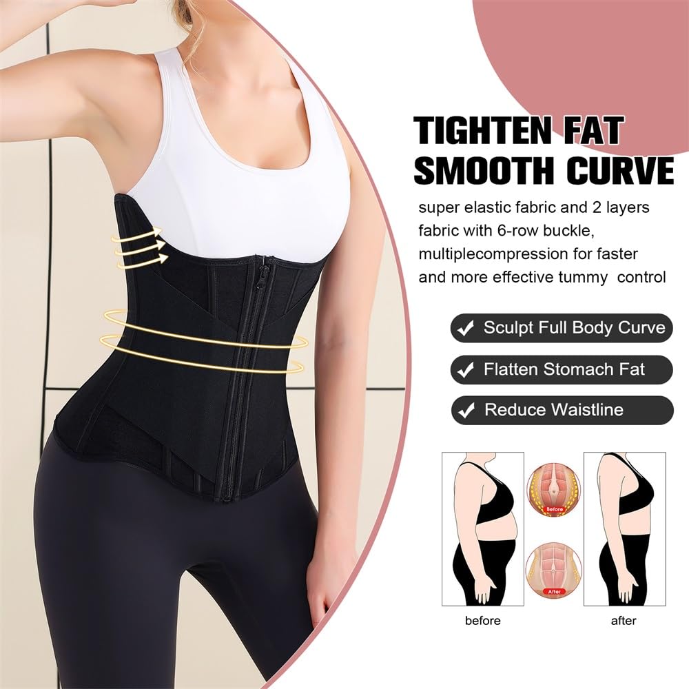 MISTHIN Steel Boned Waist Cincher for Women — image 6