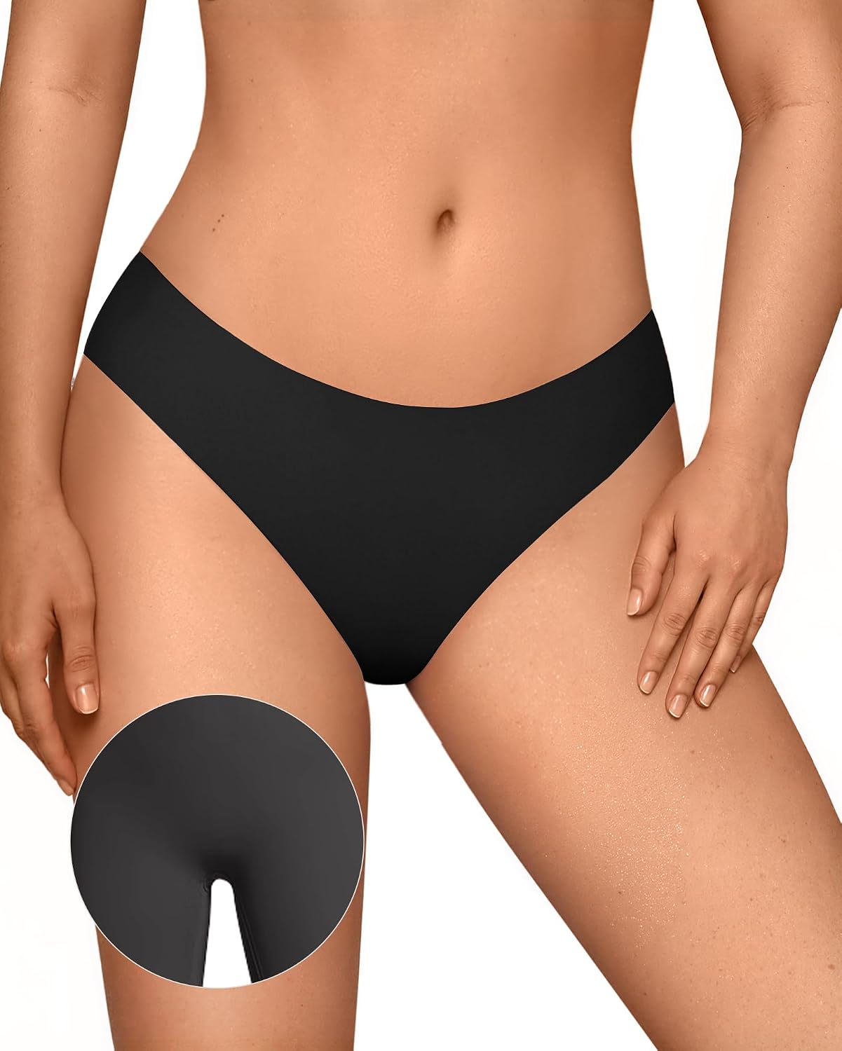 OEAK Seamless Invisible Thong for Women