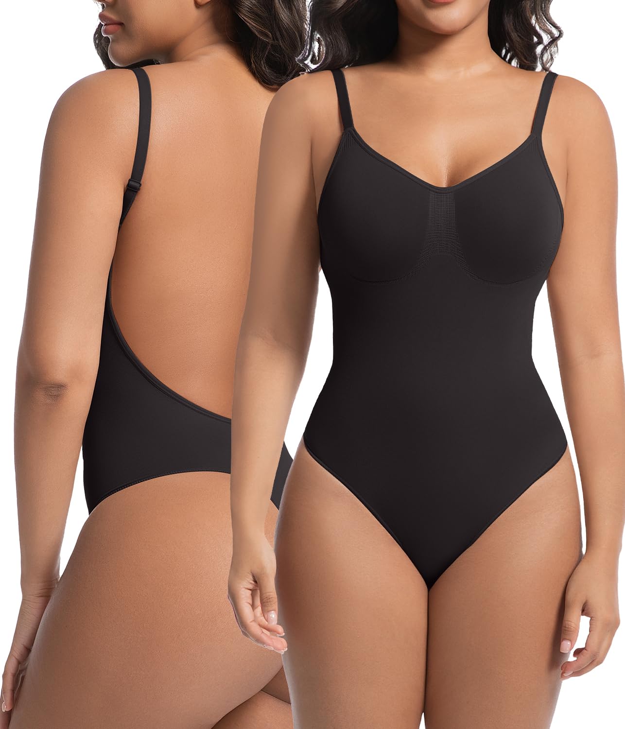 Anylost Backless Thong Shapewear Bodysuit for Women