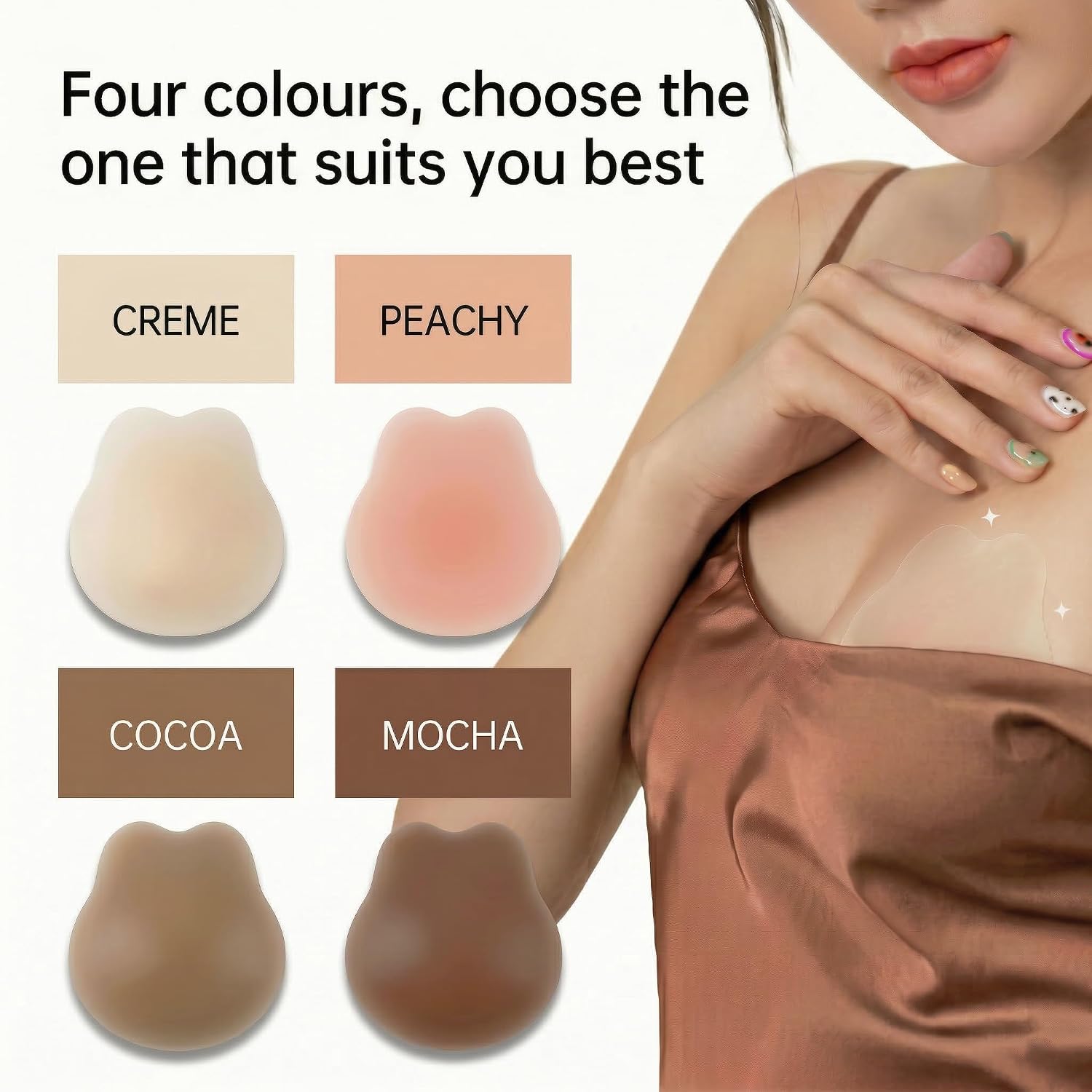 Satynova Thin Adhesive Nipple Covers with Lift — image 5