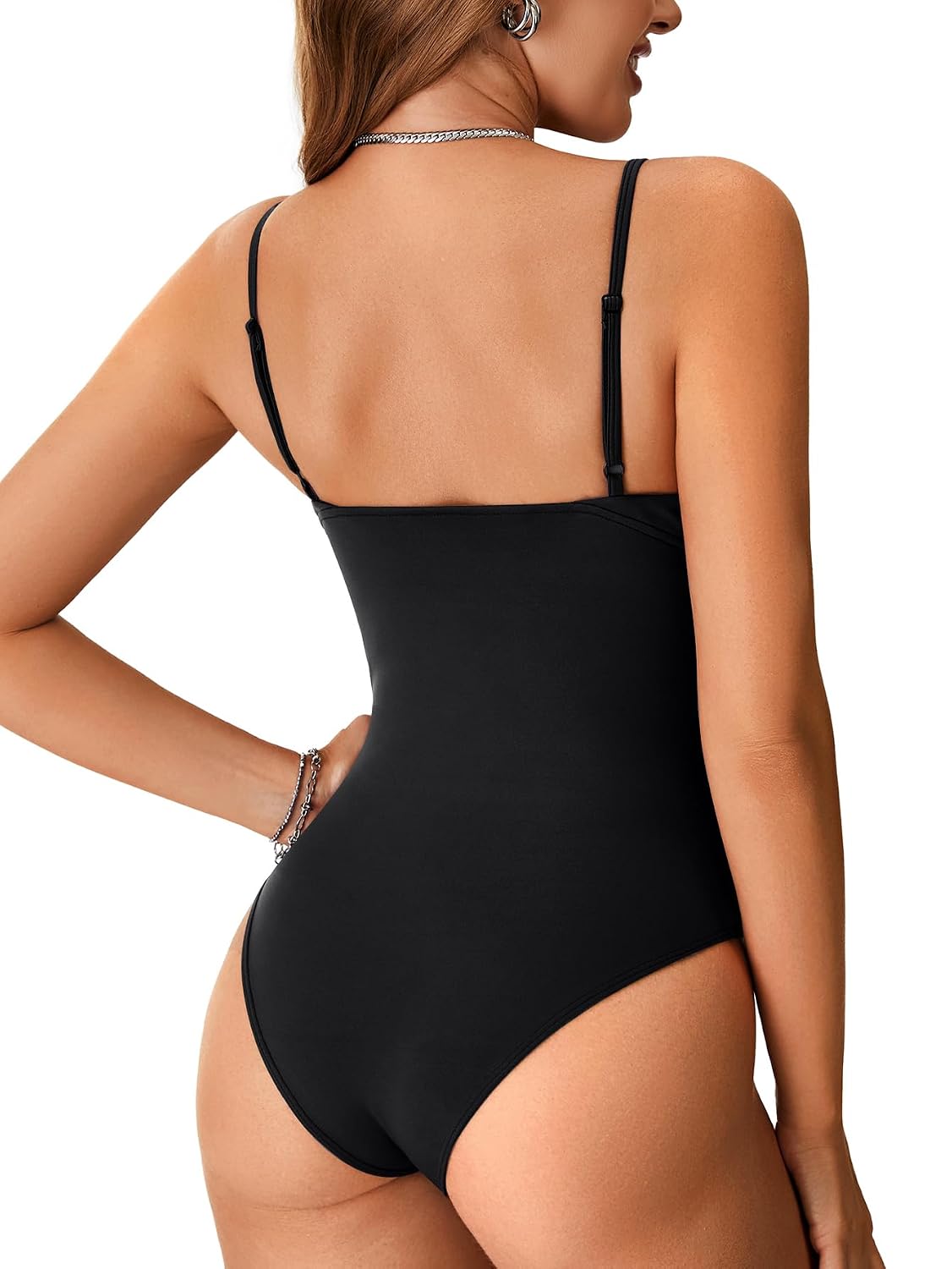 Rooscier Women's Deep V Bodysuit — image 5