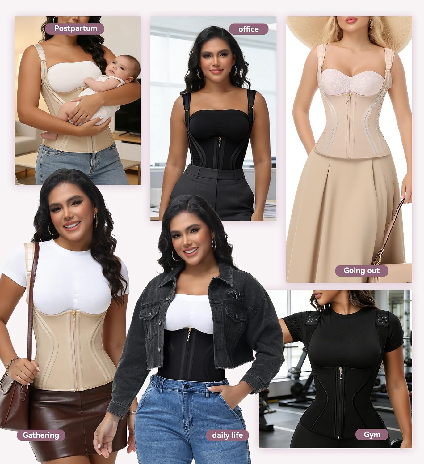 SHAPSHE Waist Trainer Tummy Control Corset — image 6