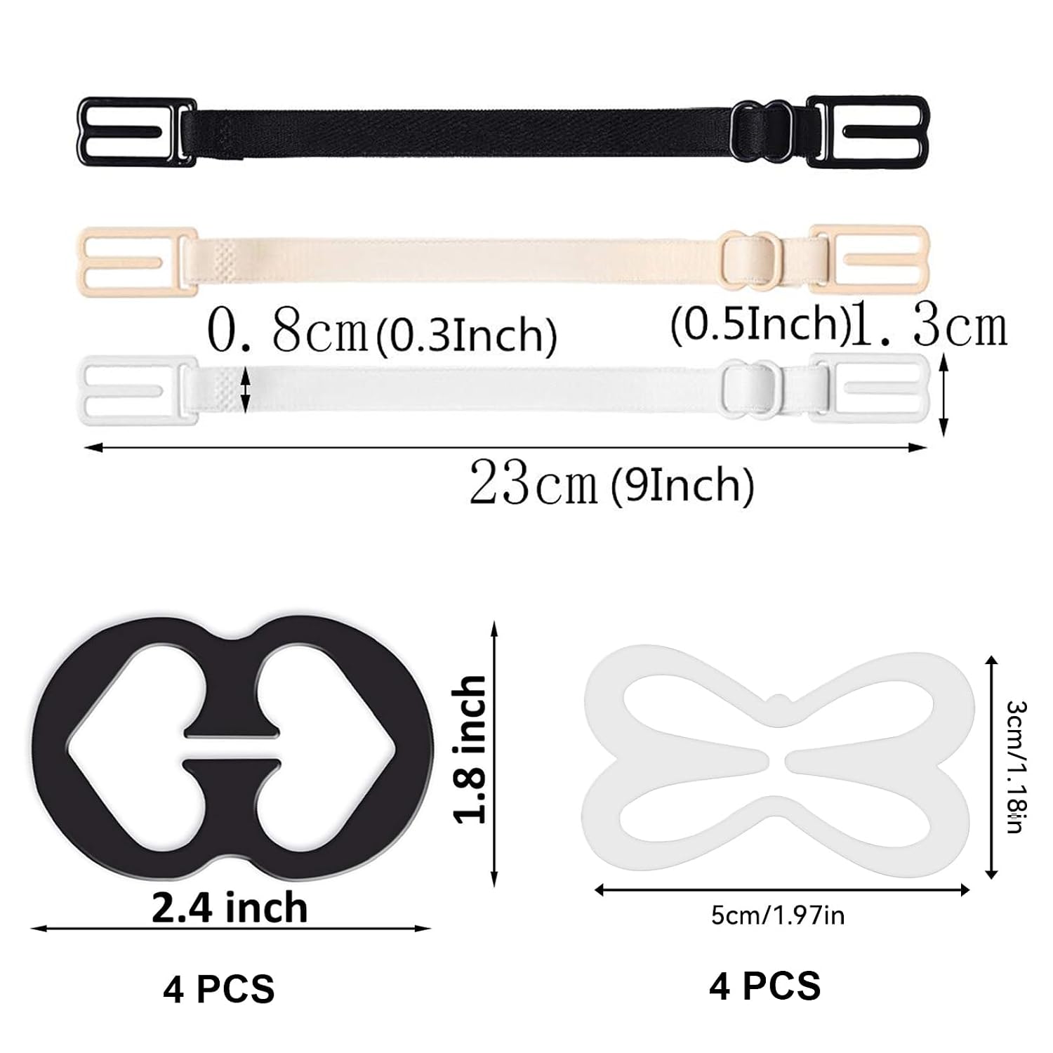 FIVEGOGO Bra Strap Clips Holders — image 2