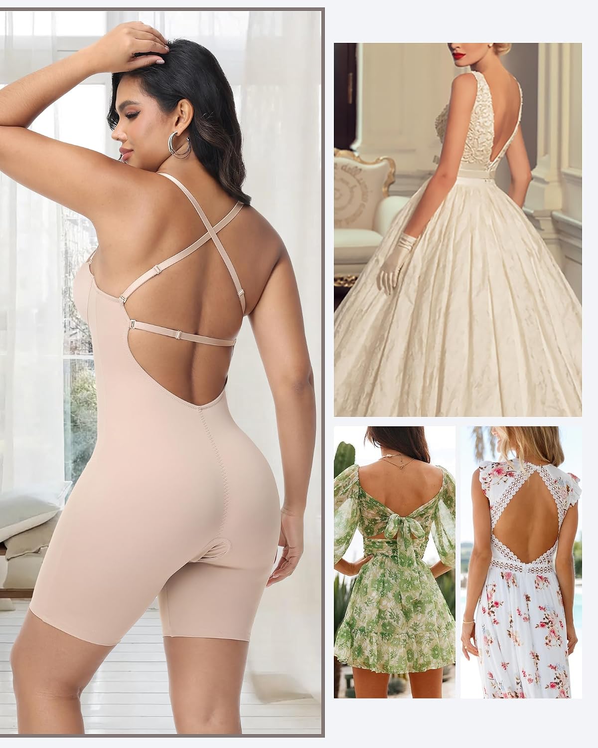 SHAPESHE Backless Strapless Shapewear Bodysuit — image 6