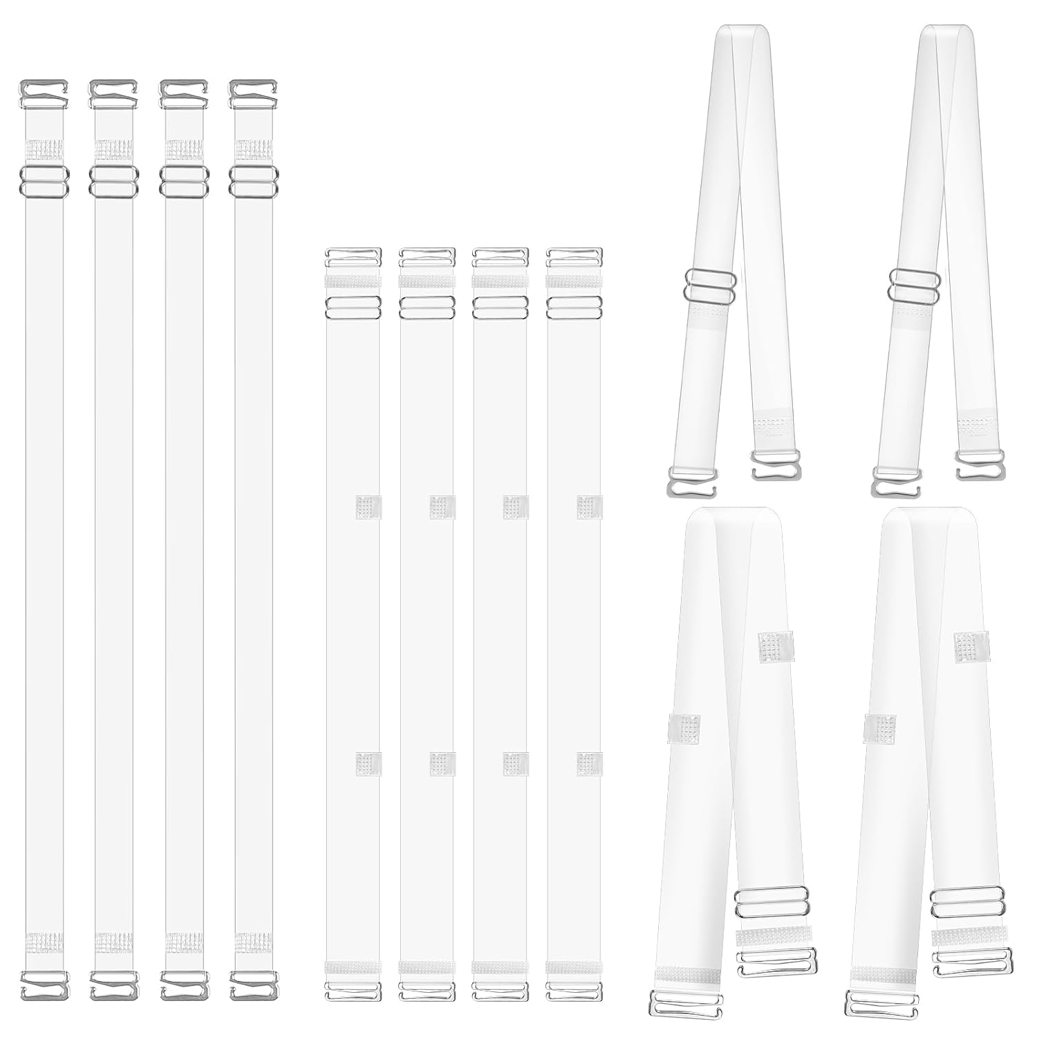 Bremorou Invisible Clear Bra Straps for Women