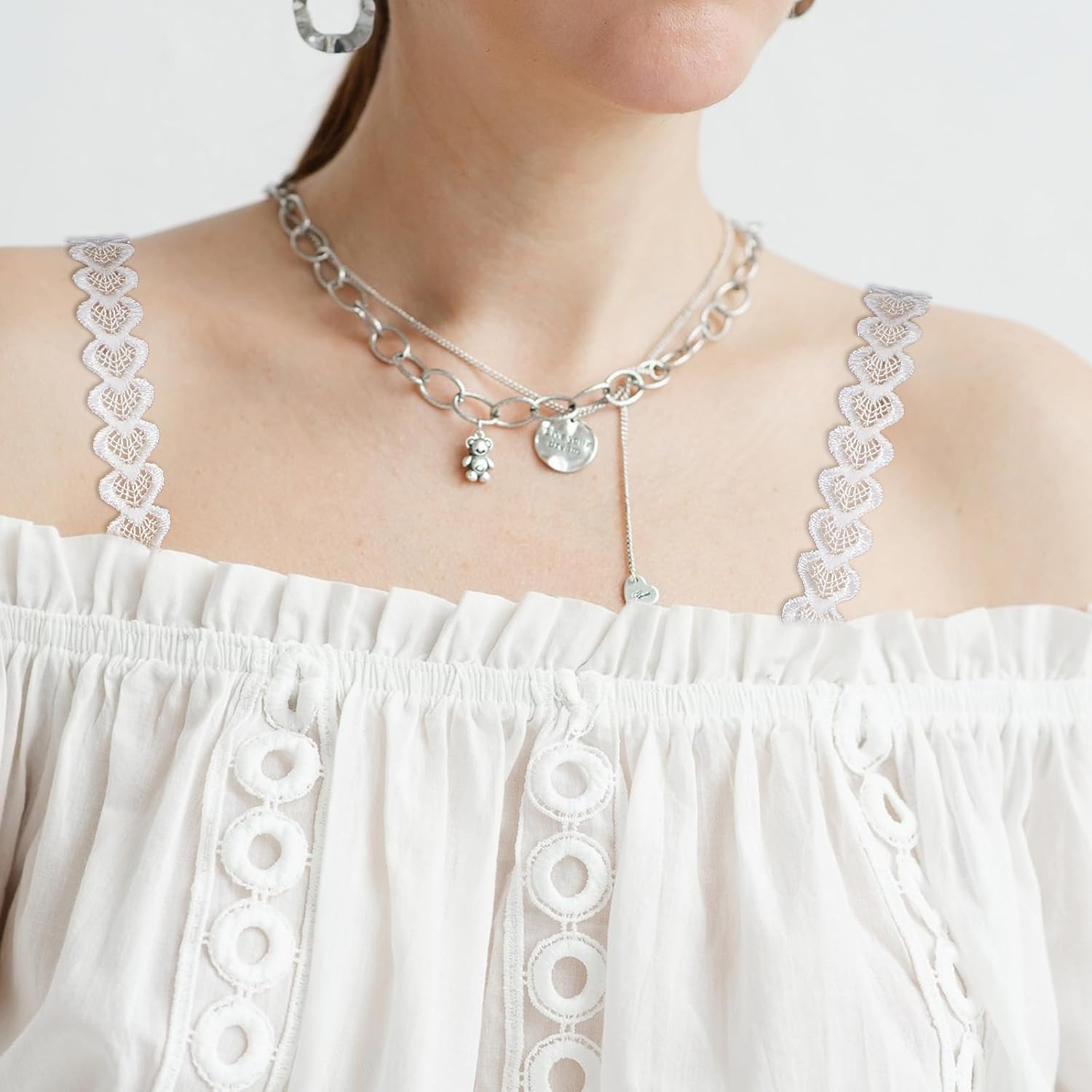 Classicseali Decorative Lace Bra Straps — image 4