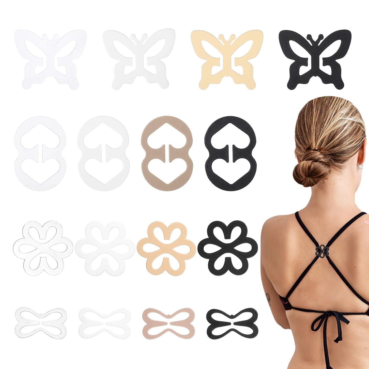 Bra Strap Clips for Racerback Converters