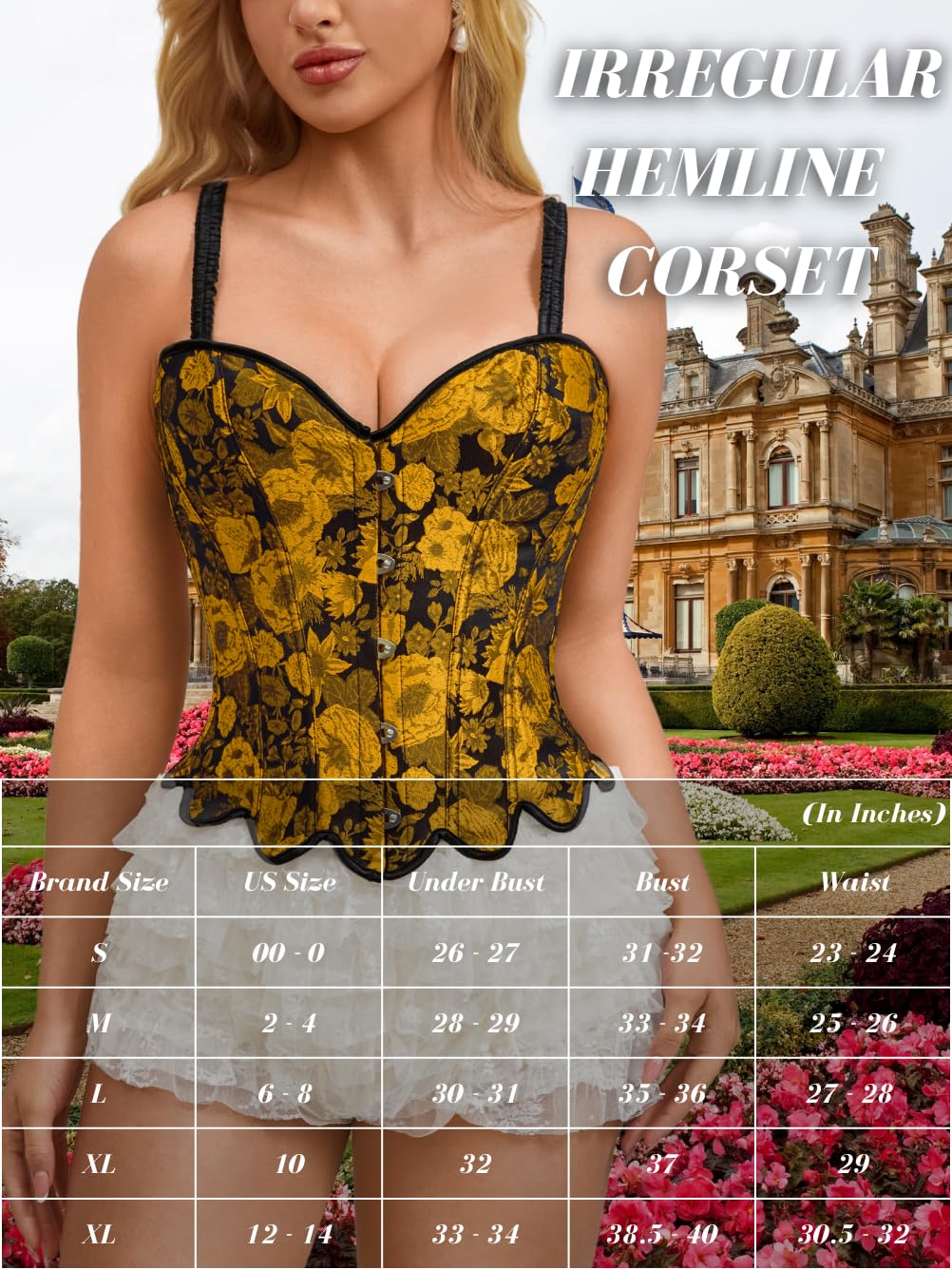 ChiaoLezhee Women's Jacquard Corset Top — image 5