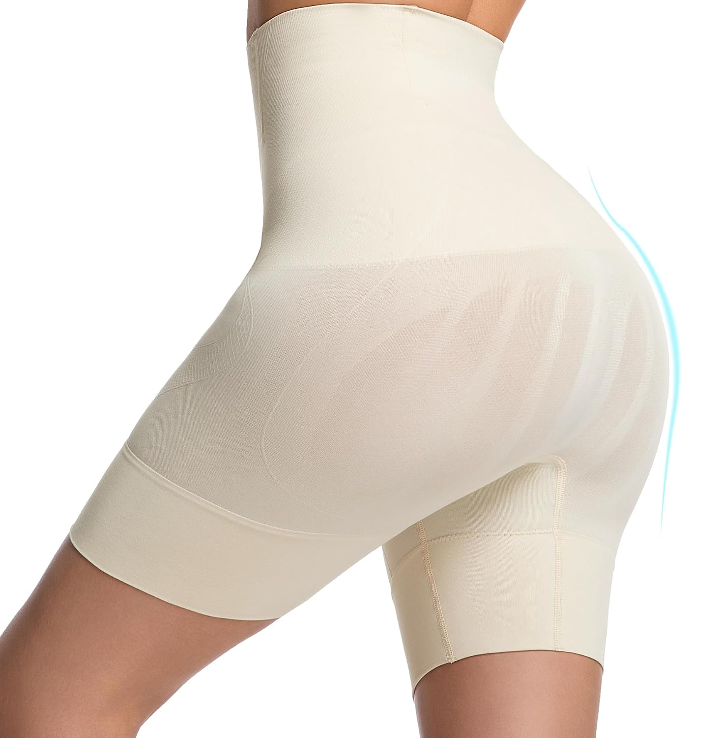 PRETTYWELL High Waisted Shapewear Shorts