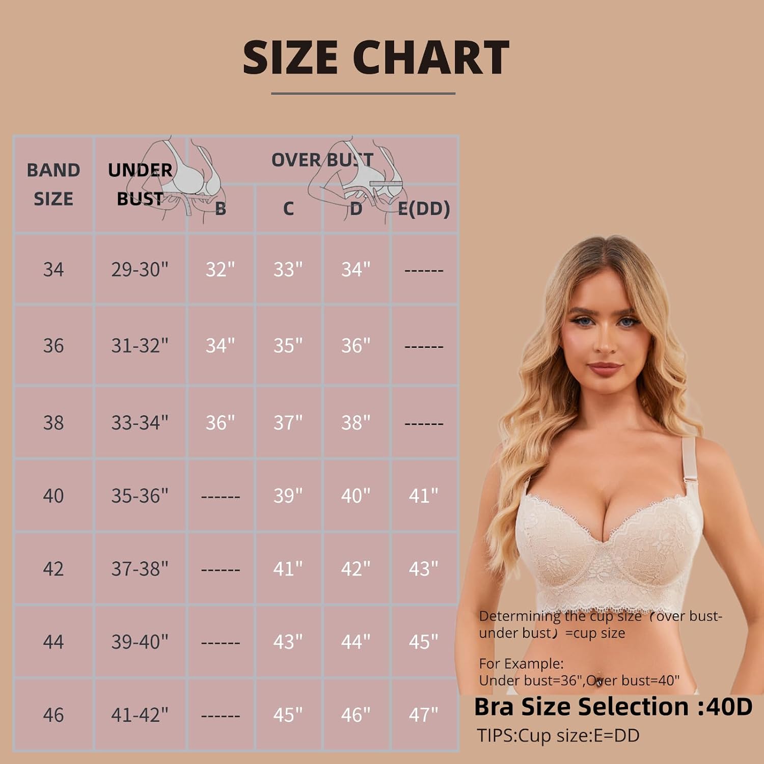 Simpyiss Lace Push Up Bra with Full Coverage — image 6