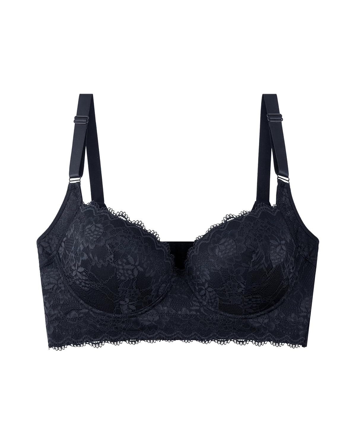 Simpyiss Women's Lace Push Up Bra Full Coverage — image 7