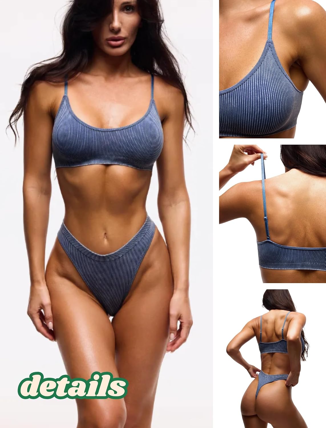 SOULINA Wireless Bralette & High-Waist Panty Set — image 3