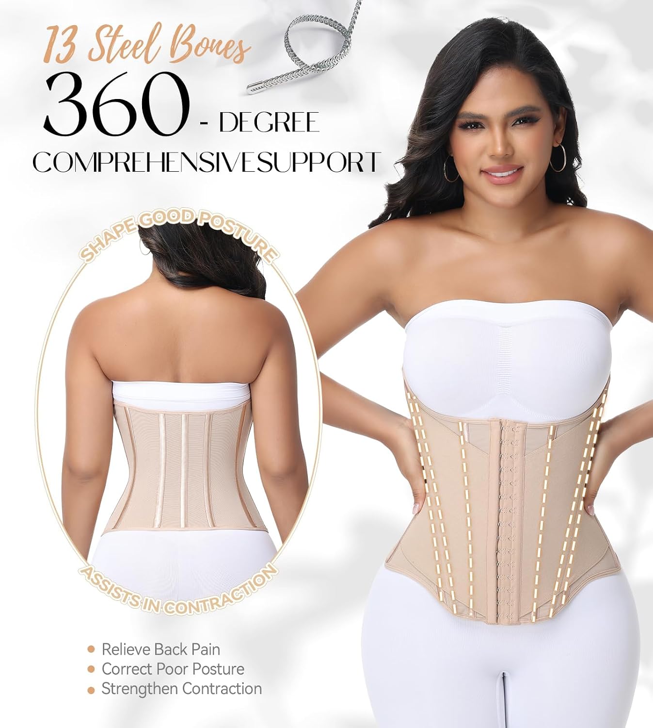 SHAPSHE Waist Trainer Corset for Women — image 3