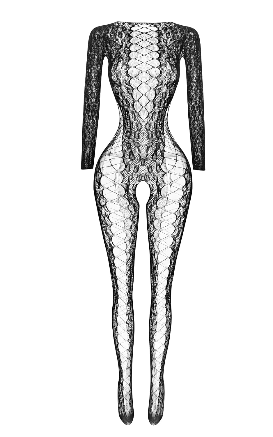 ADSEXY Fishnet Bodysuit High-Elastic Sheer Lingerie — image 6