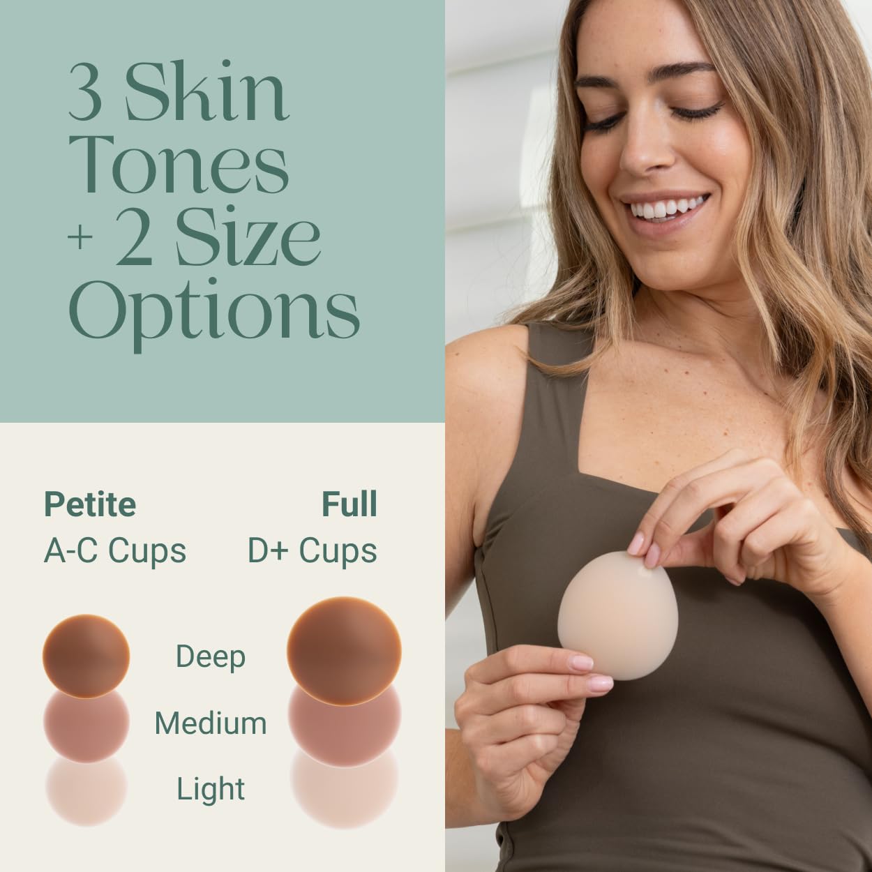 Miola Reusable Silicone Nipple Covers for Women — image 3