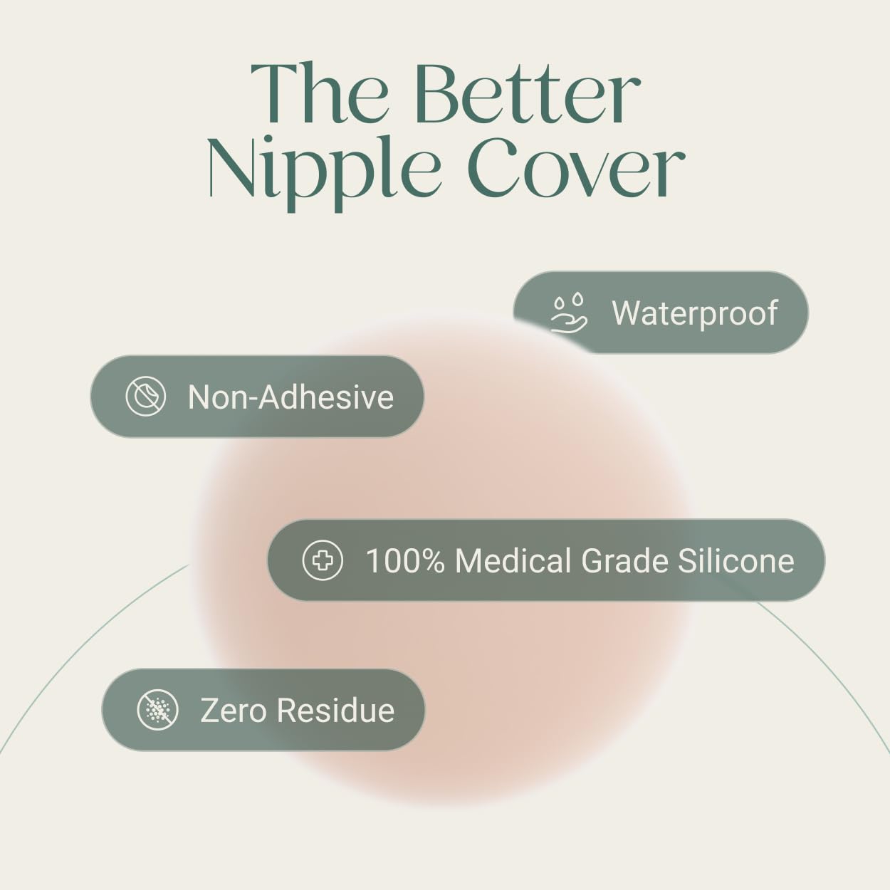 Miola Reusable Silicone Nipple Covers for Women — image 5
