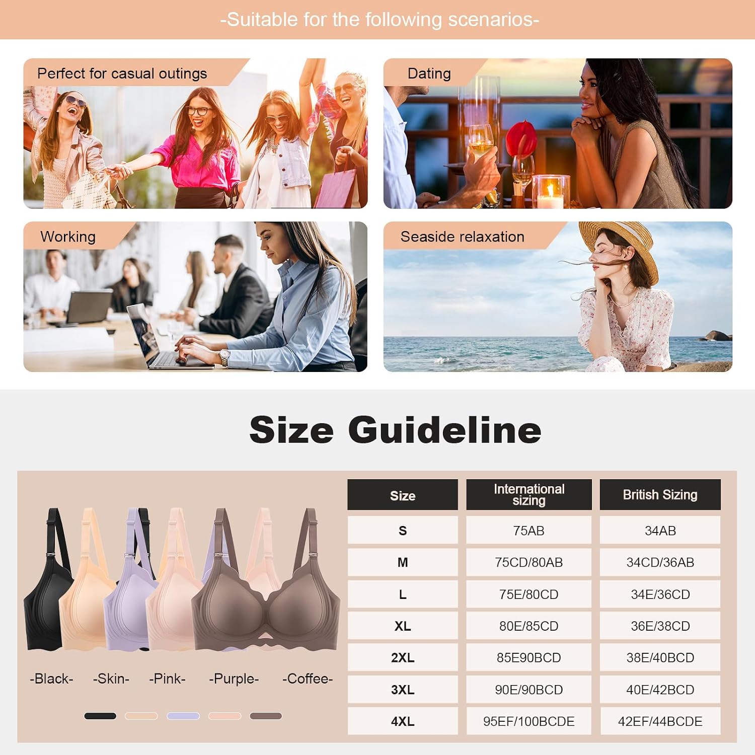 AurlyaForm Seamless Mastectomy Bra for Prosthesis — image 7