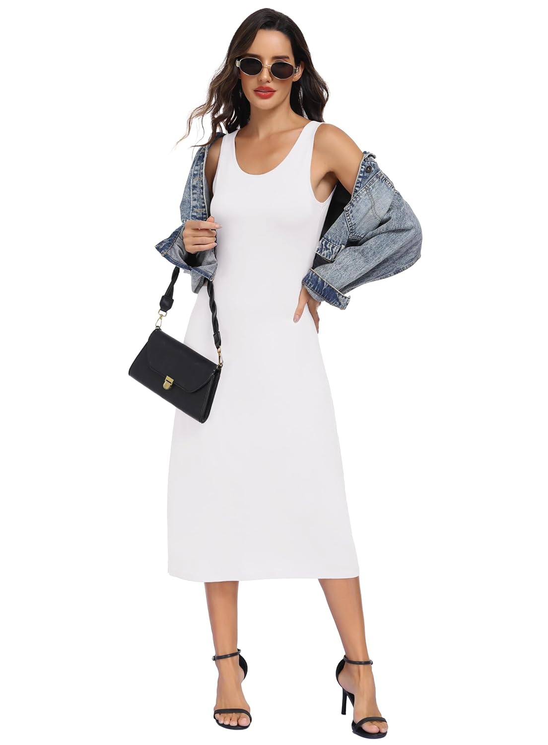 Lovasy Full Slip Tank Top Dress for Women — image 6