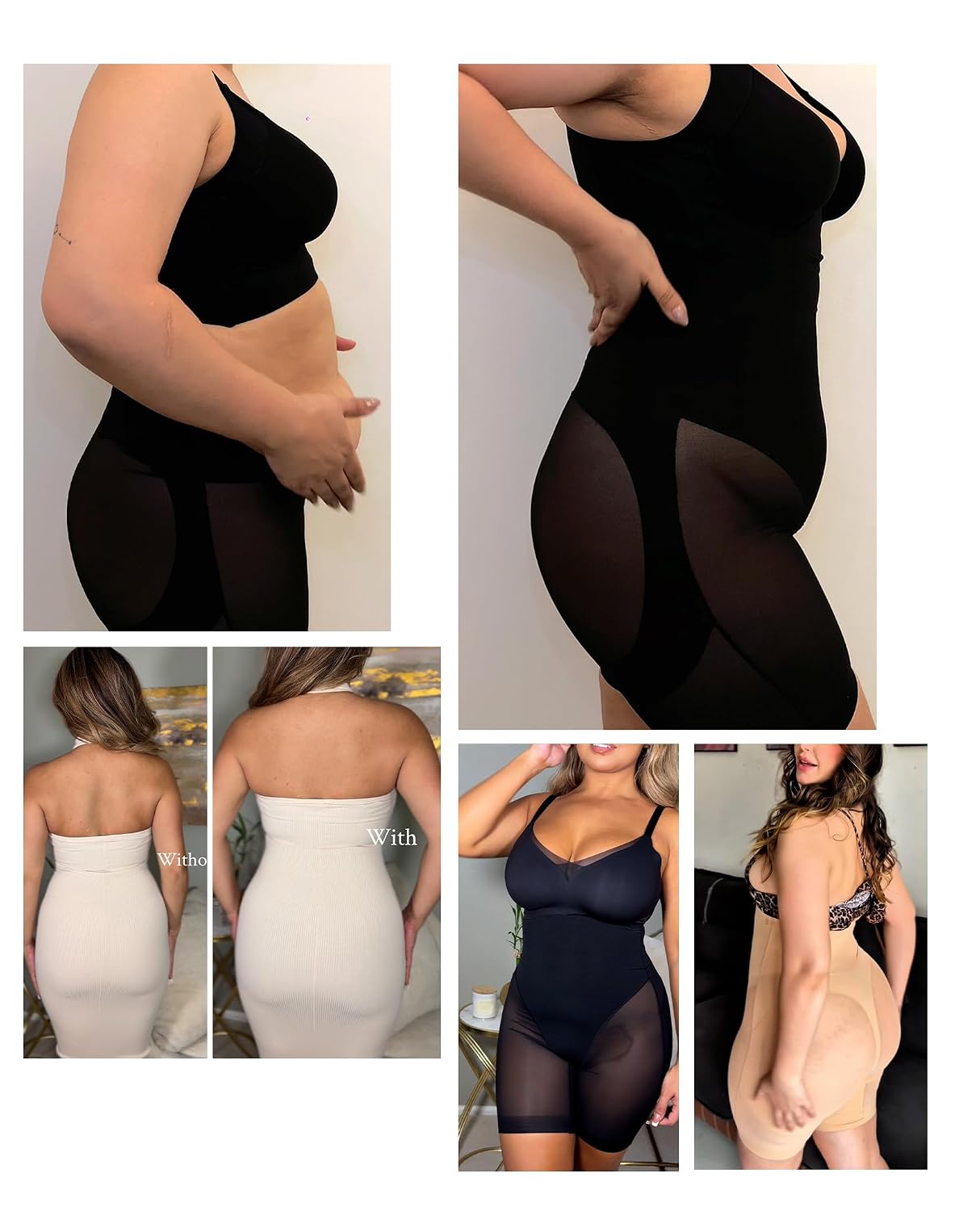 SHAPELLX High Waisted Butt Lifting Shapewear Shorts — image 5