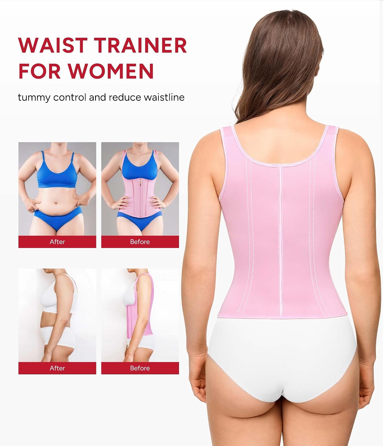 Nebility Waist Trainer Corset Shapewear for Women — image 2