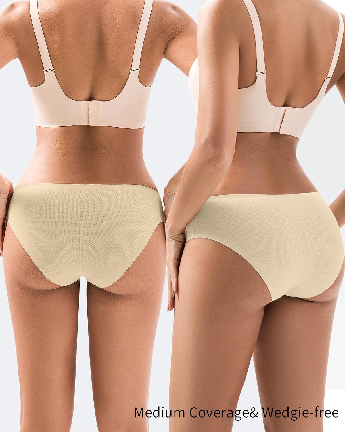 Jaywan Women's Seamless Cheeky Bikini 5 Pack — image 5