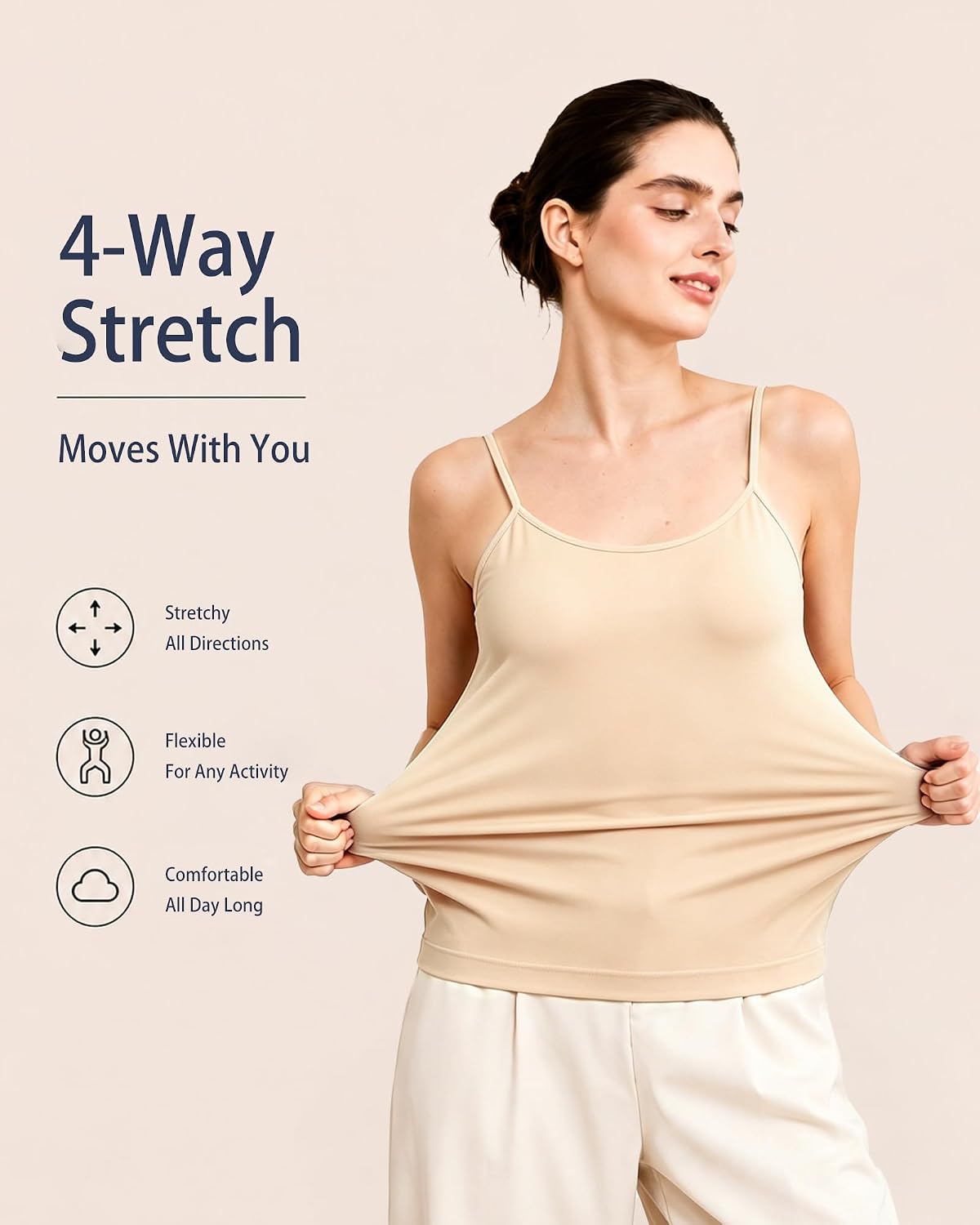 POWER UNICO FLOWER Seamless Camisole for Women — image 4
