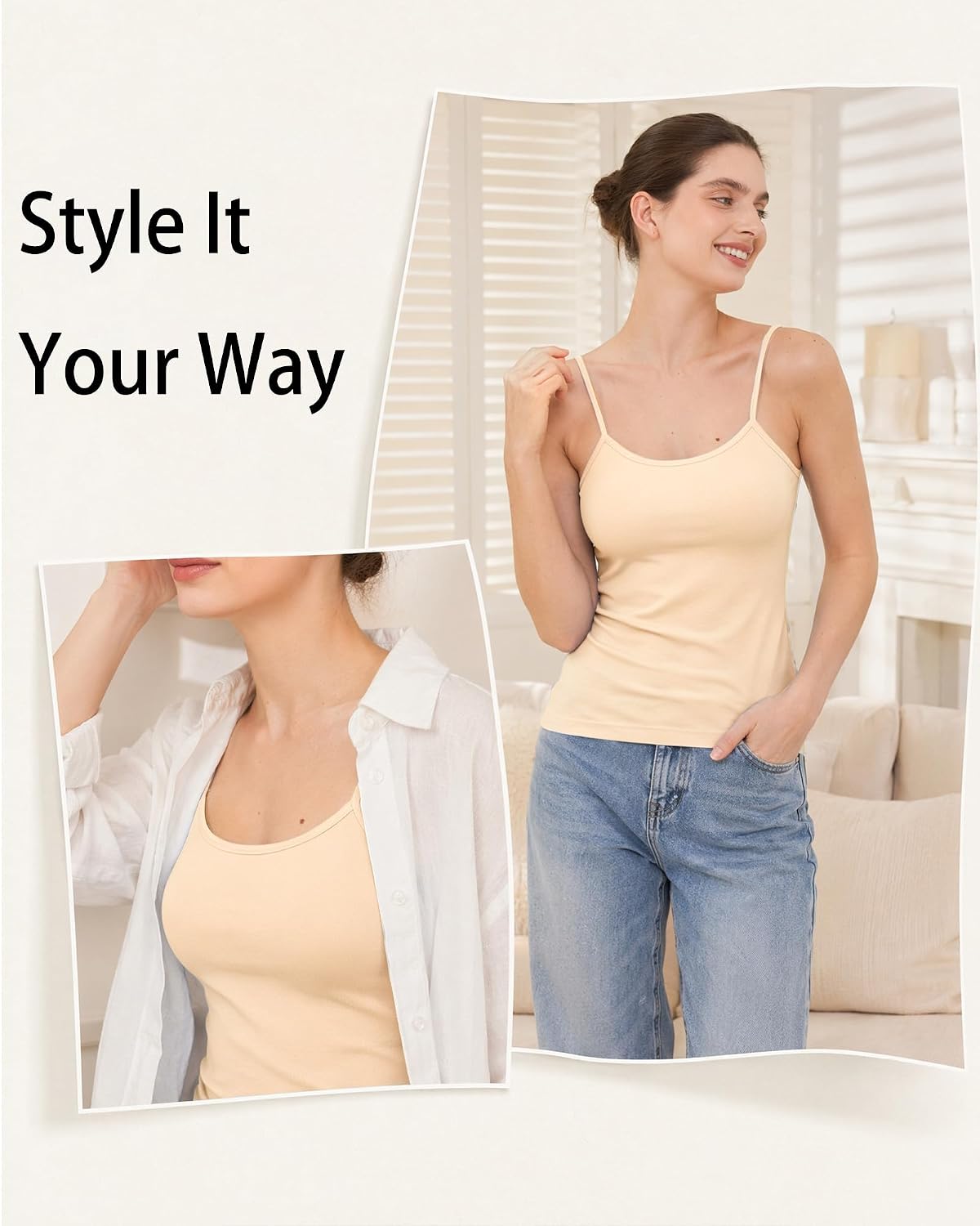 POWER UNICO FLOWER Seamless Camisole for Women — image 5