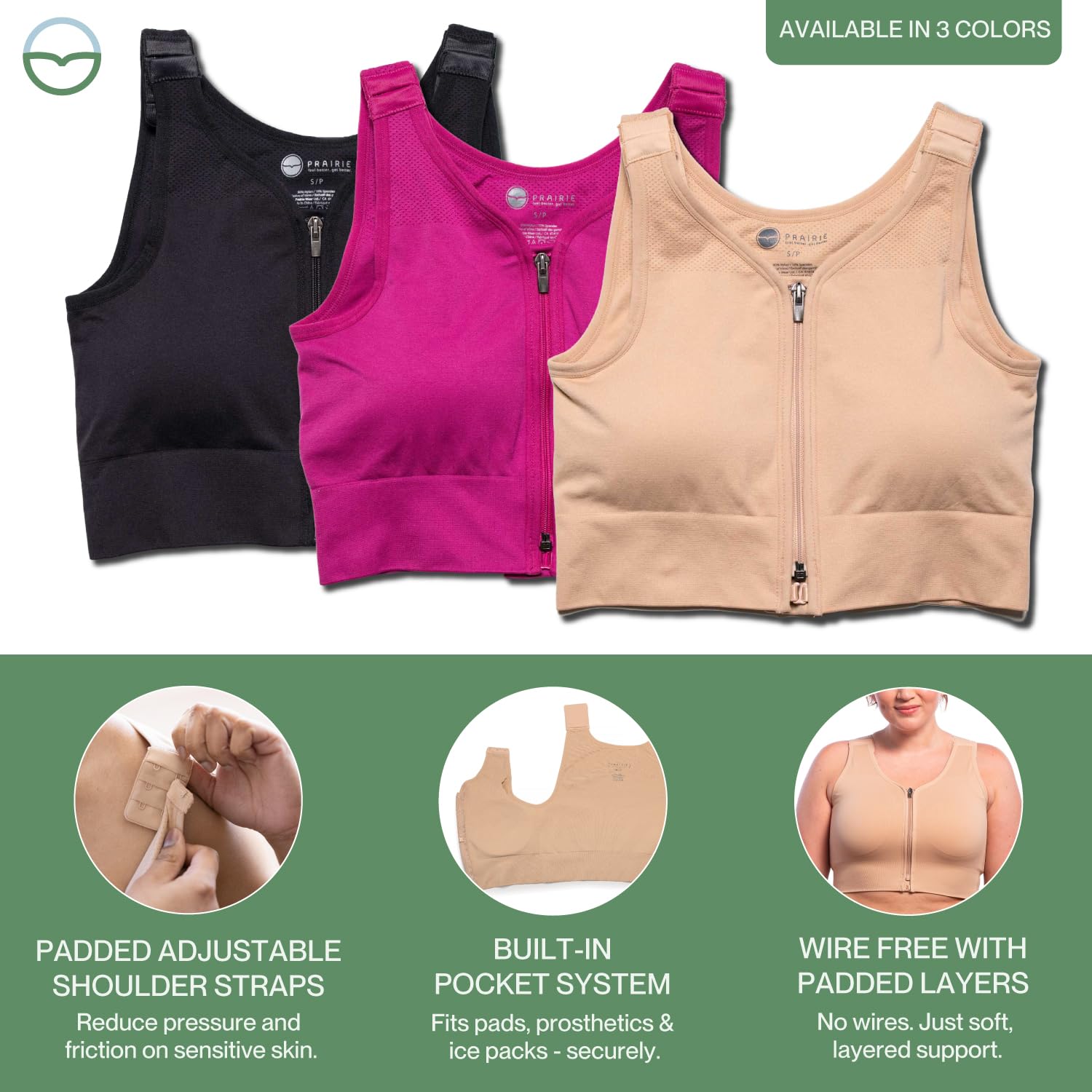PRAIRIE WEAR HuggerPRIMA High Compression Bra — image 5