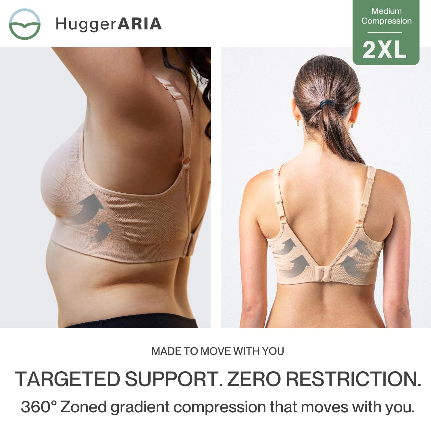 PRAIRIE WEAR Light Compression Bra for Women — image 2