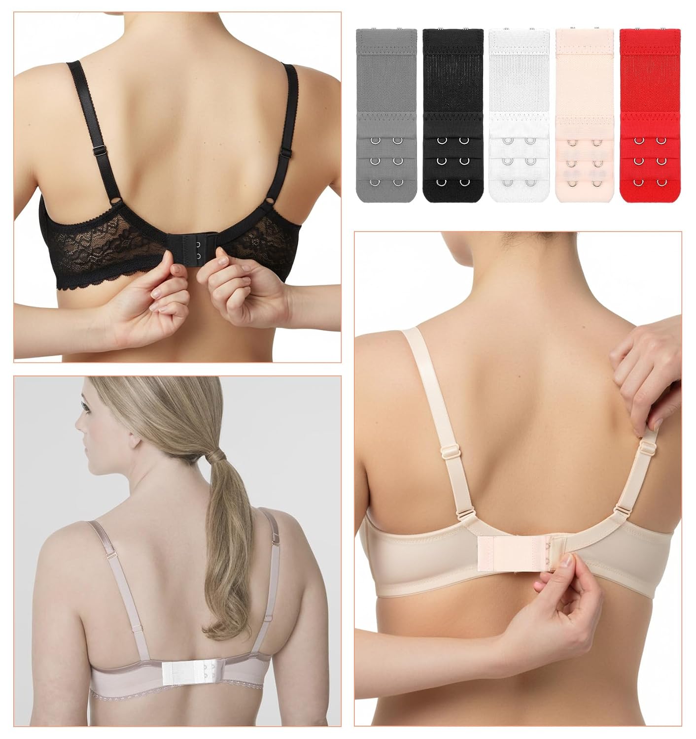 2 Hook Bra Extenders for Women — image 5