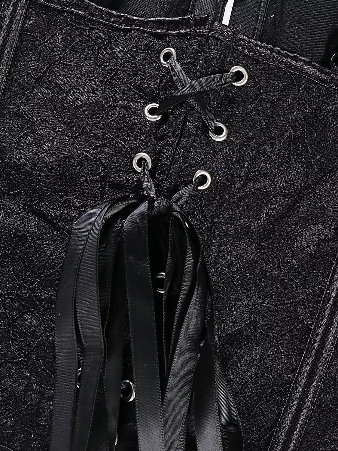 QIAIYALA Women's Front Buckle Lace-Up Corset Top — image 7