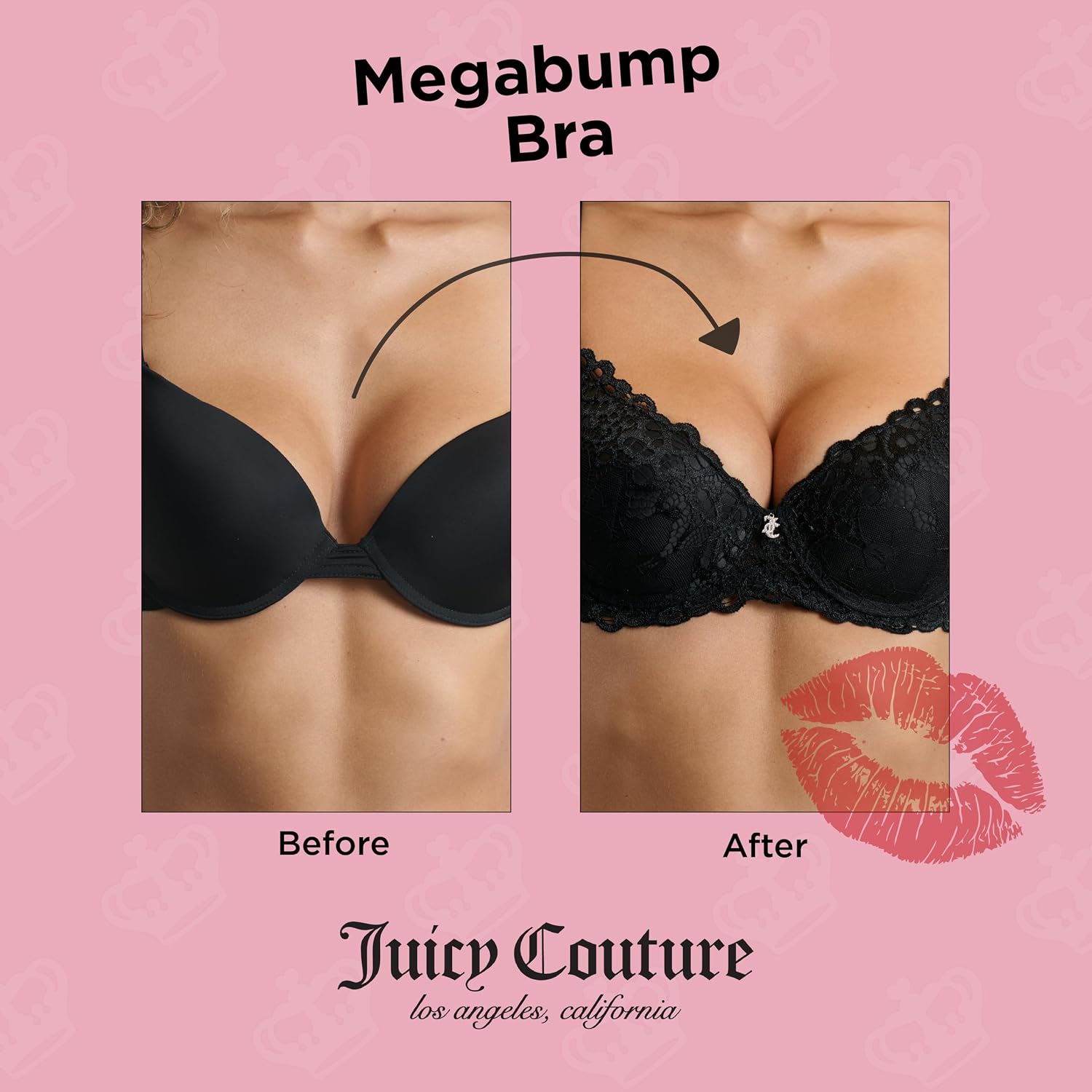 Juicy Couture 3-Pack Push Up Lace Bra Set — image 2