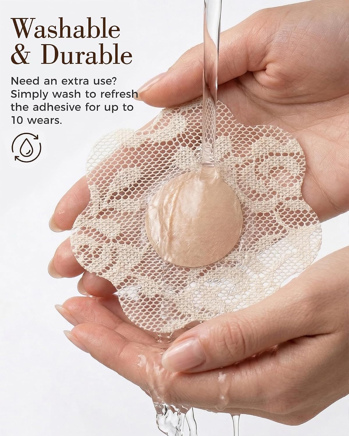 SHINTRENOVE Reusable Lace Nipple Covers — image 5