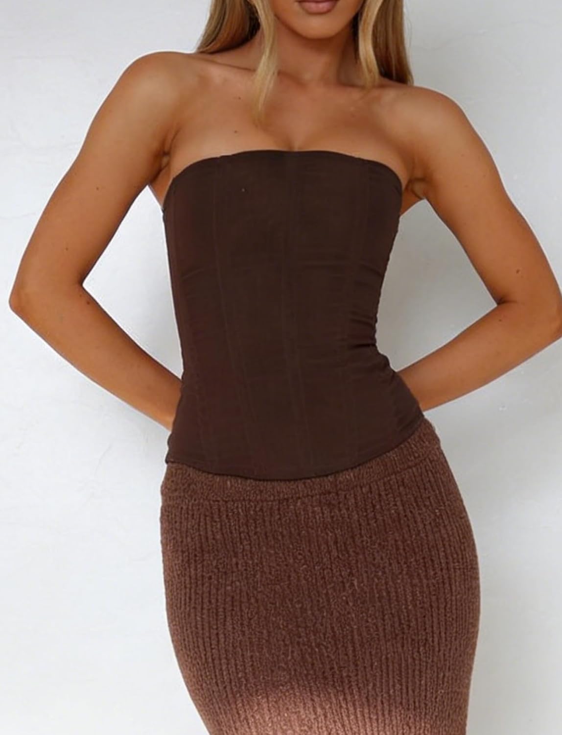 NUFIWI Mesh Strapless Overbust Corset — image 6