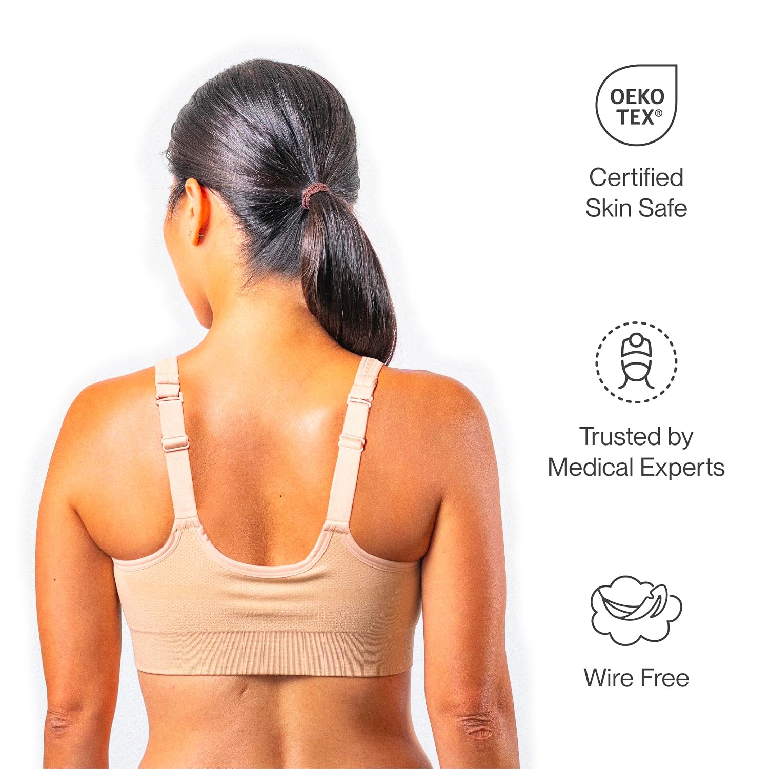 PRAIRIE WEAR HuggerVIDA Medium Compression Front Zip Bra — image 2