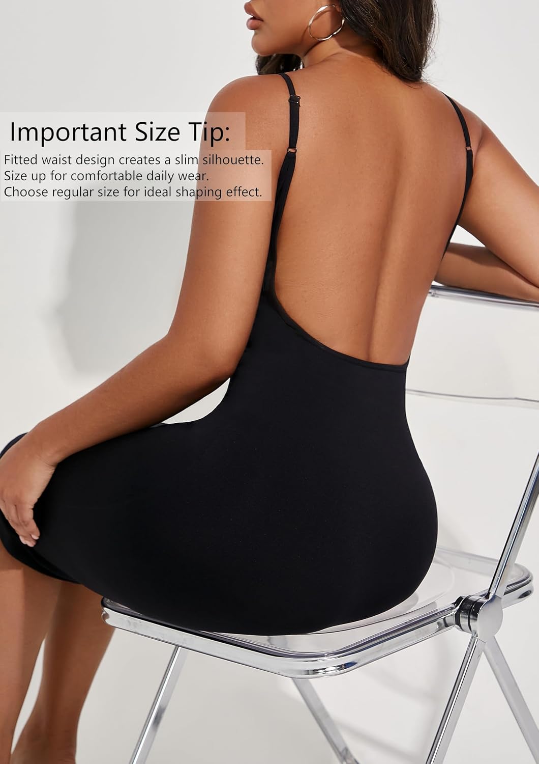 Takusun Backless Slip Dress with Tummy Control — image 6