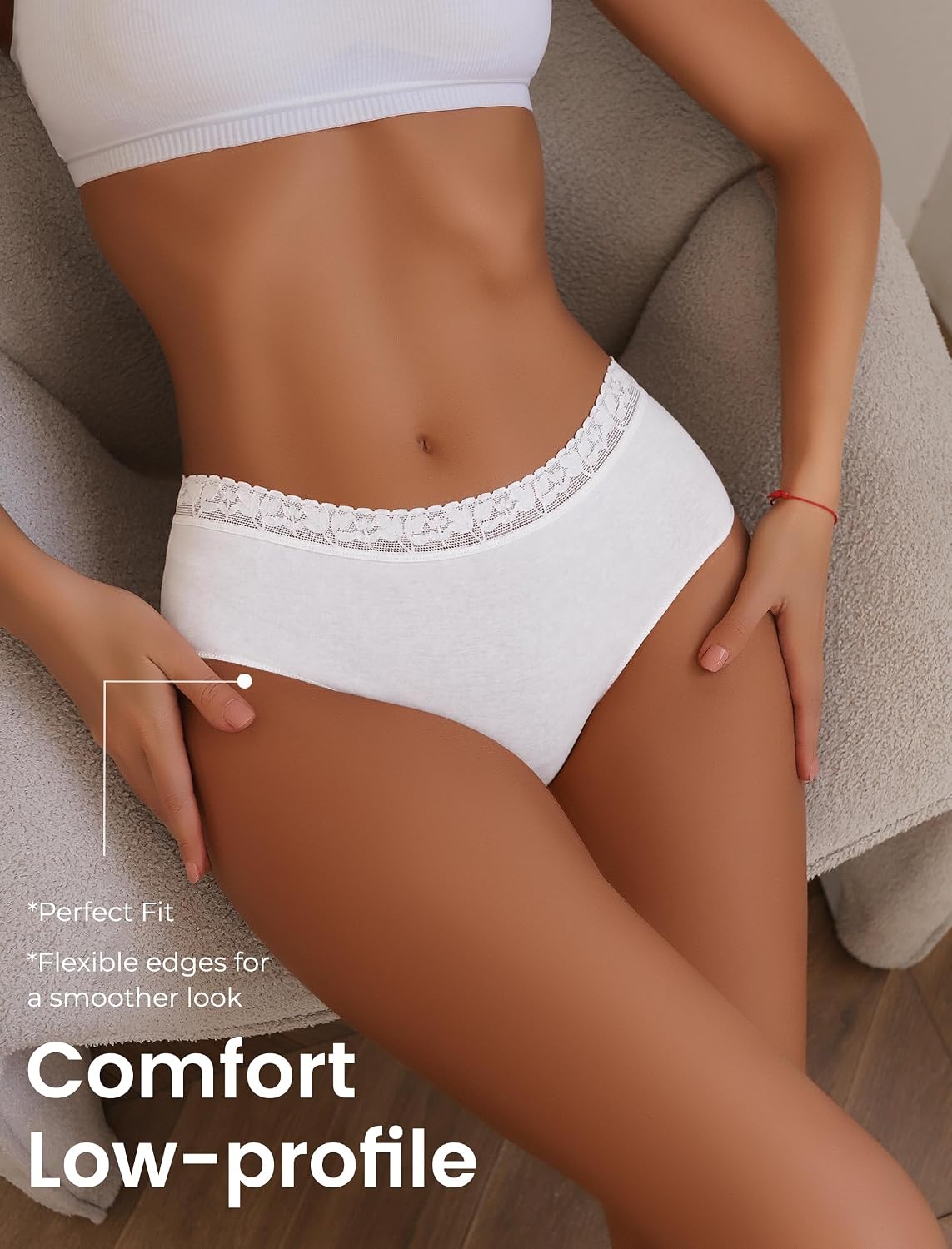 READY TO LOVE Cotton Bikini Panties 6-Pack — image 5