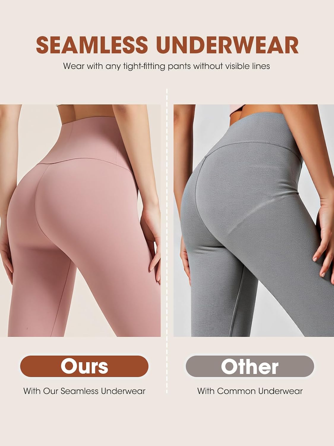 Yifumen Seamless Cotton Bikini Panties 6-Pack — image 4