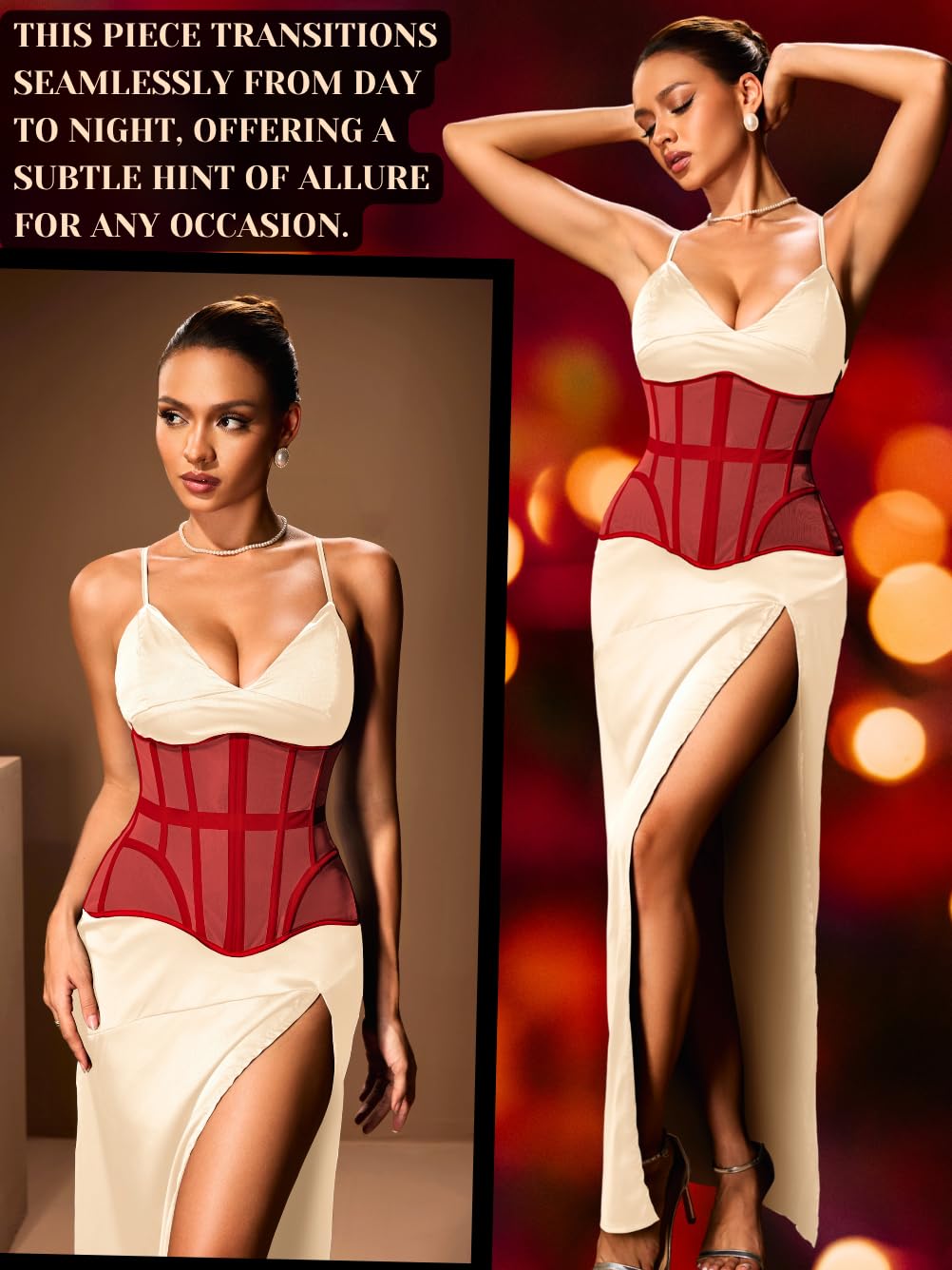 ChiaoLezhee Sheer Mesh Underbust Corset — image 5