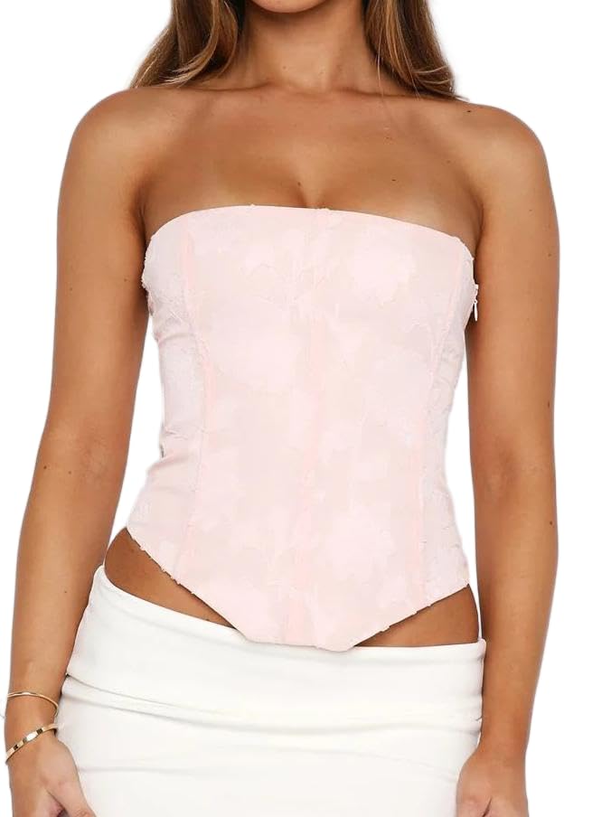 LILTWIST Strapless Mesh Corset Bustier Top — image 5