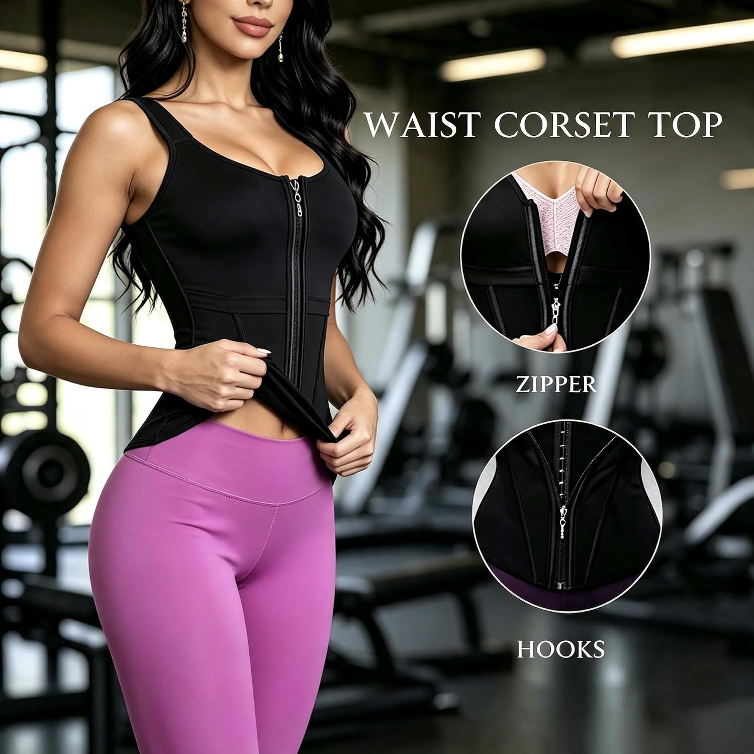 Shapmama Waist Trainer Corset Vest for Women — image 2