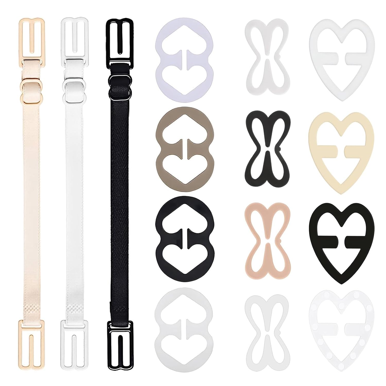 FIVEGOGO Bra Strap Clips Holders
