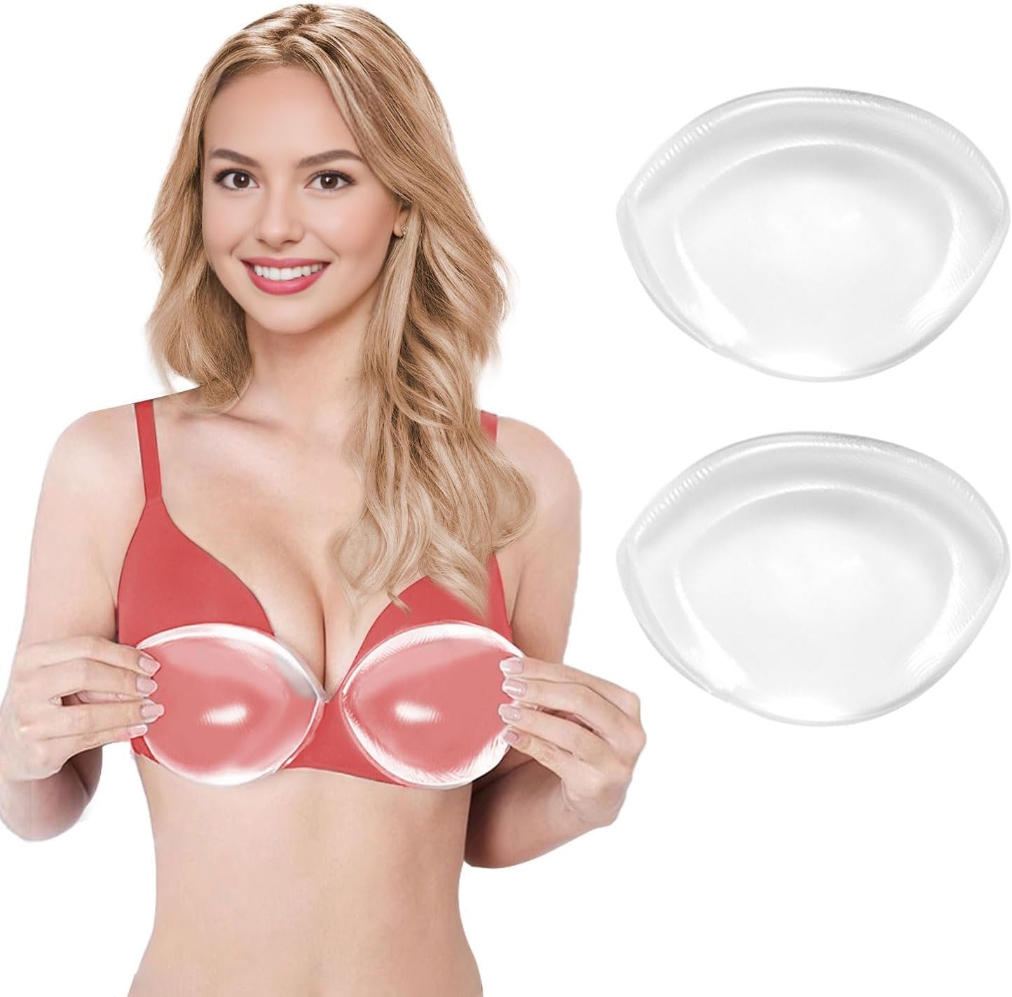 Babetape Clear Silicone Push Up Bra Inserts